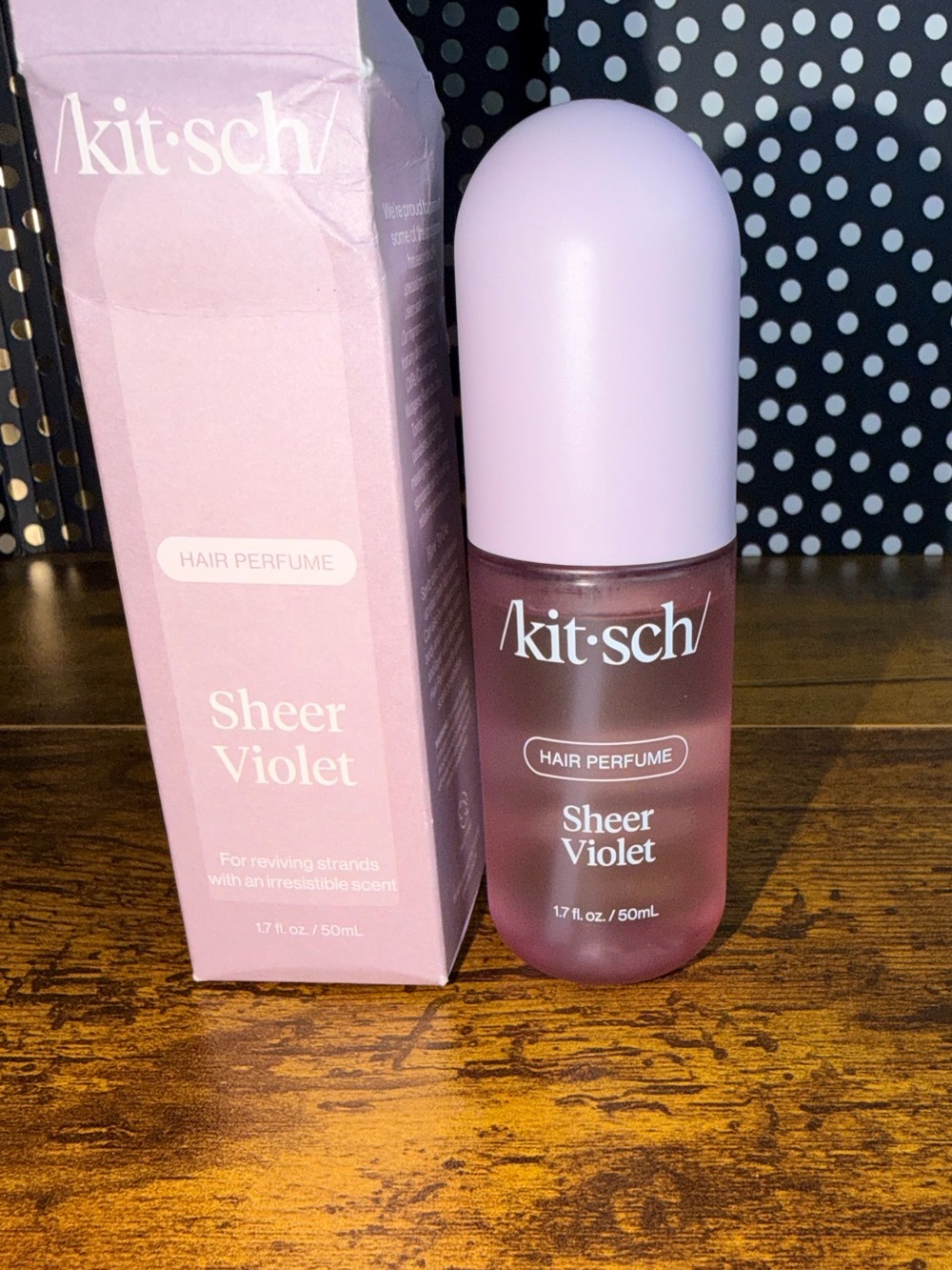 Kitsch Sheer Violet Hair Perfume — Lavender Pink